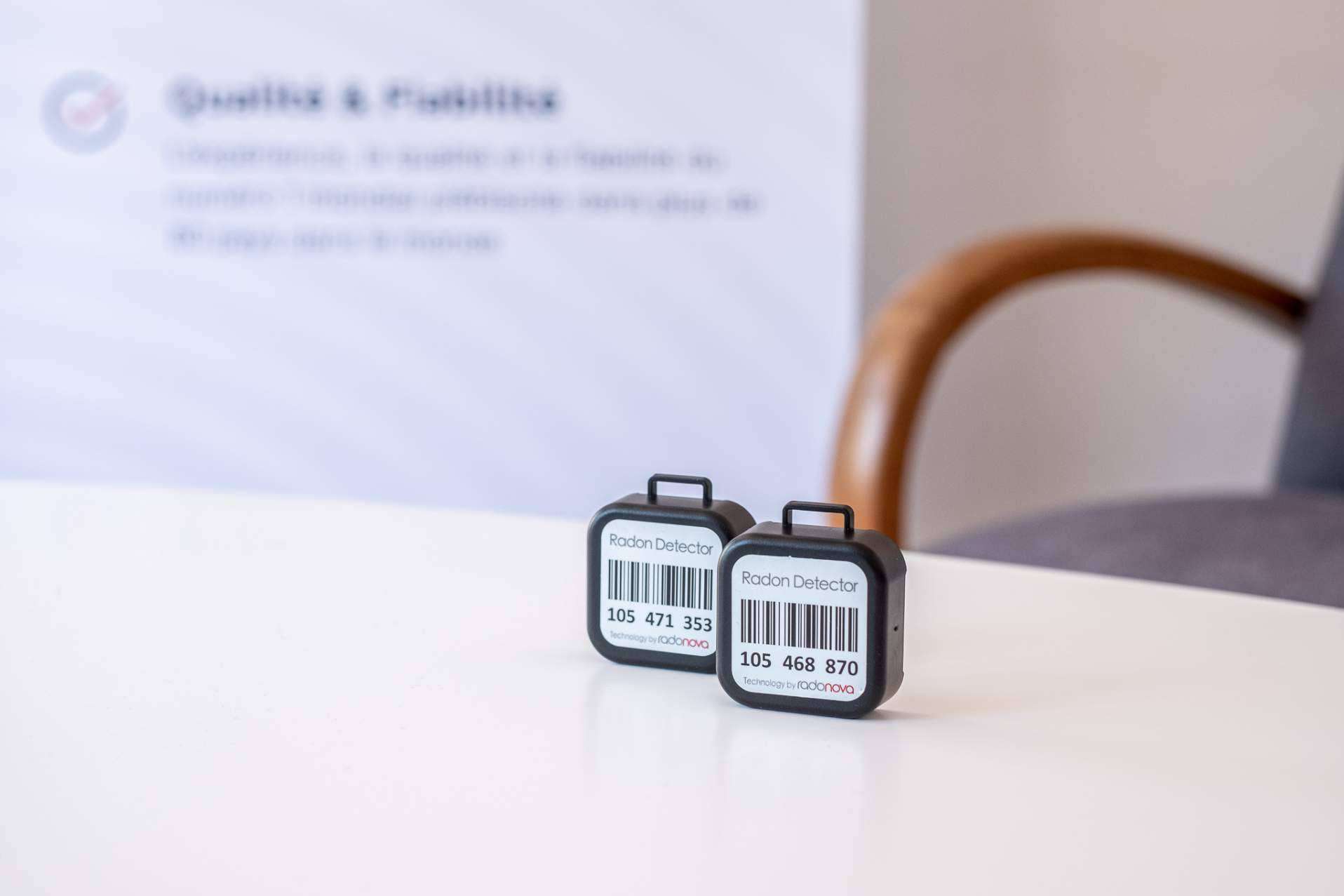 Radonova, medidores para detectar radón