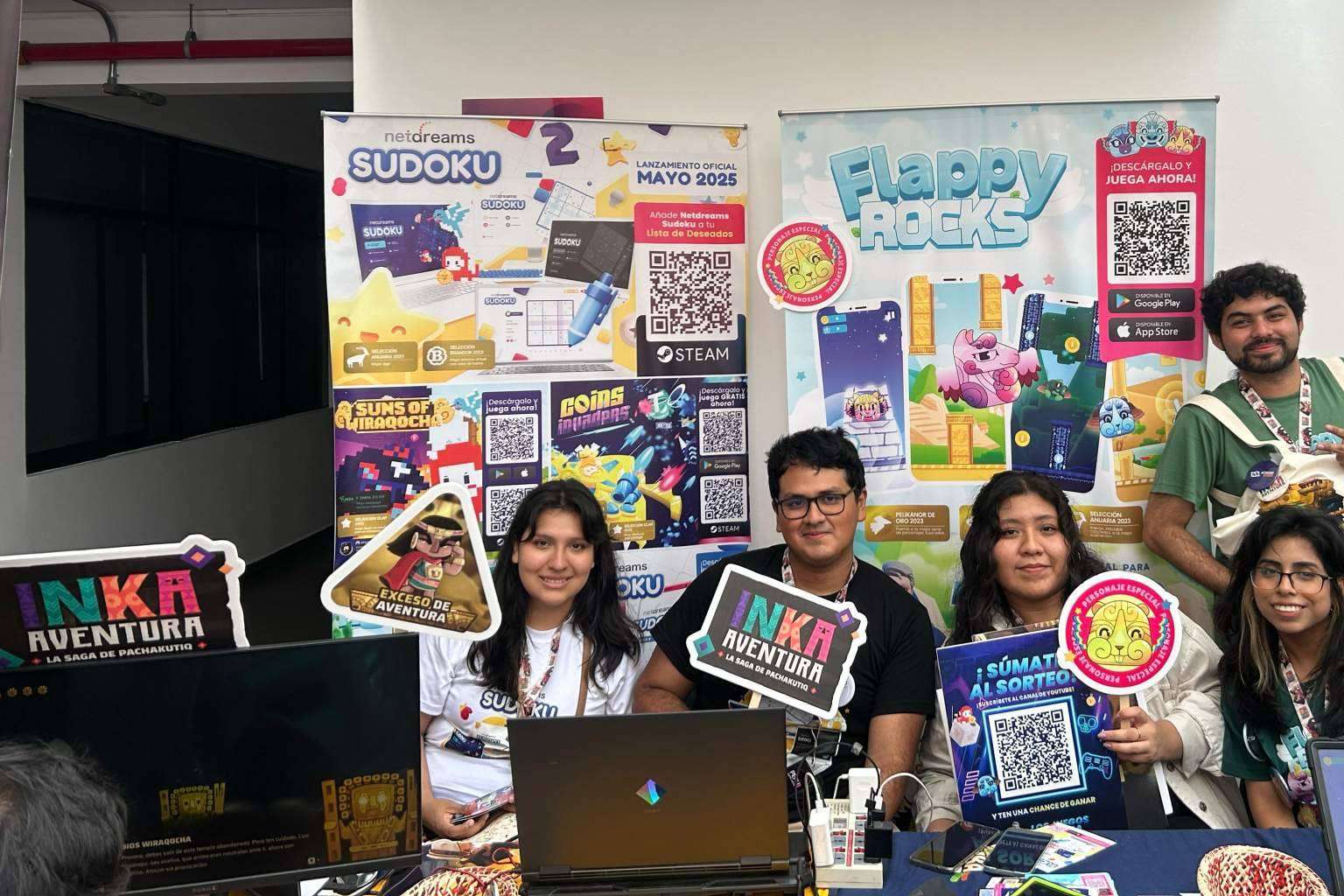 Flappy Rocks e Inka Aventura, los videojuegos presentados por Netdreams Studio en el Perú Game Show 2025